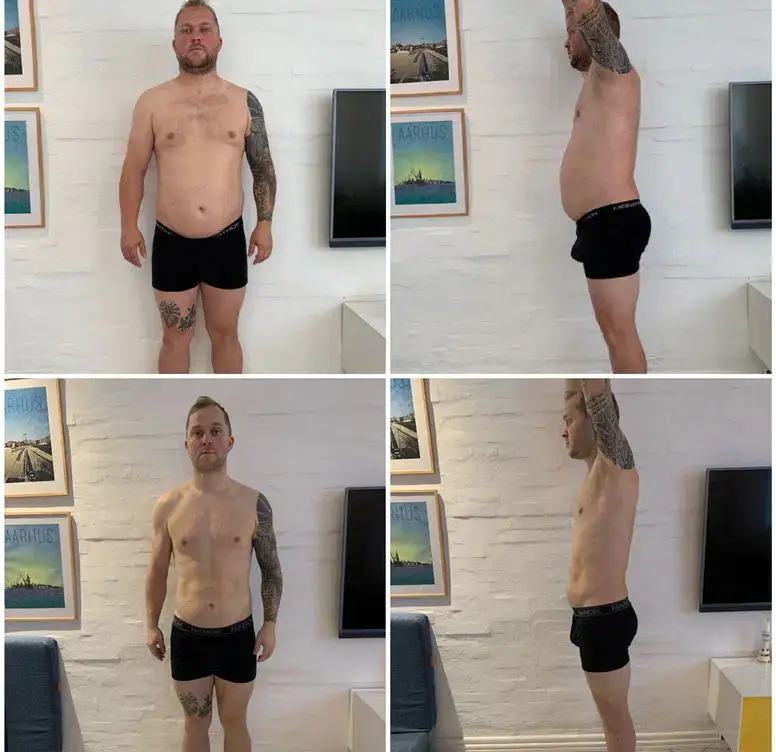 Før og efter, klient 5